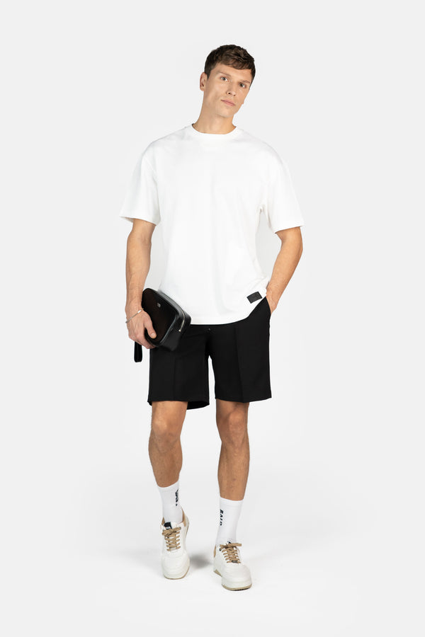 Balr. BALRXI Box Fit Silk Blend T-shirt Bright White
