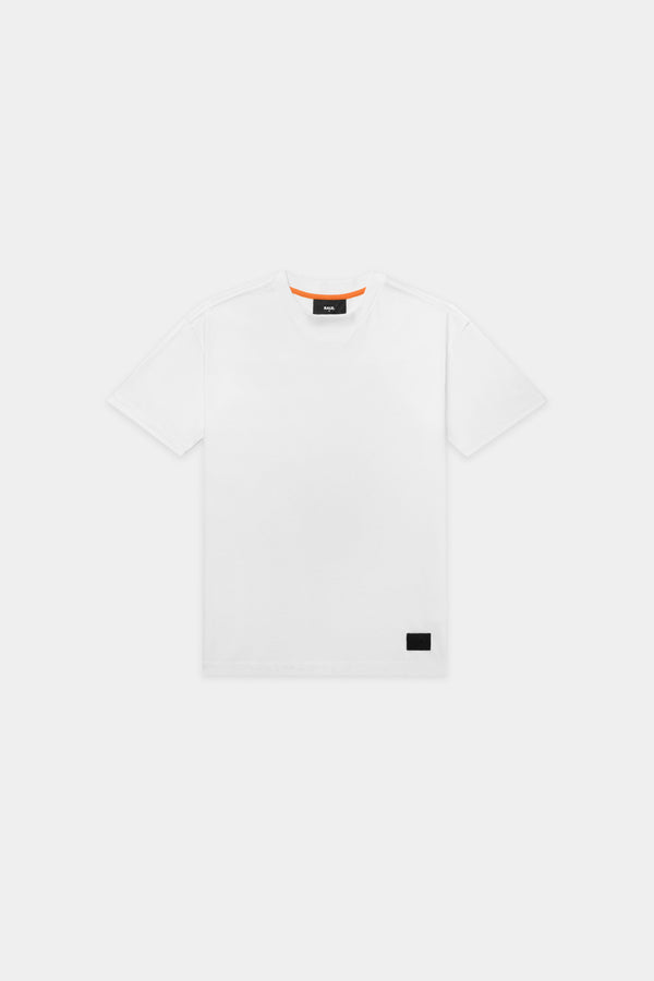 balr. BALRXI Box Fit Silk Blend T-shirt Bright White