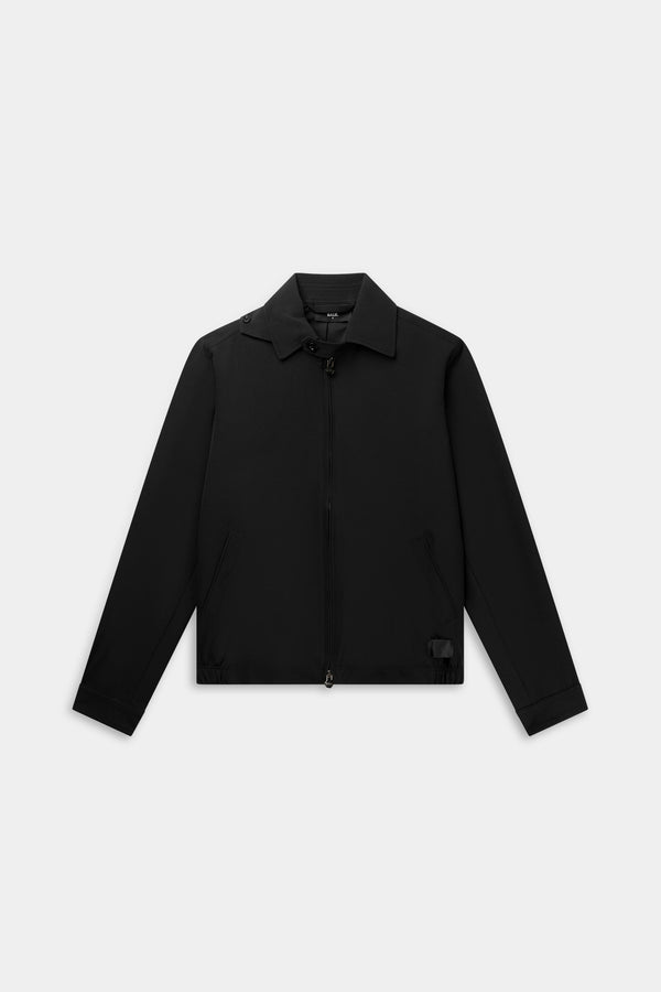 balr. BALRXI Regular Fit Stretch Bomber Jacket Jet Black