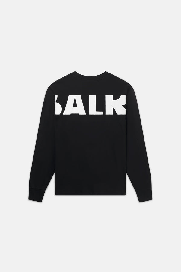 Balr. Game Day Box Fit Long Sleeve T-shirt Jet Black