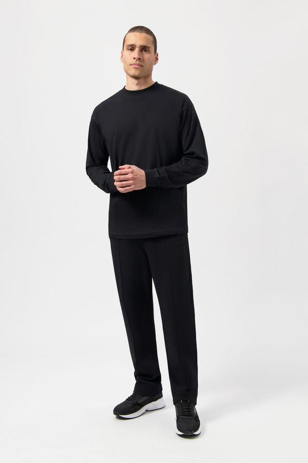 Balr. Game Day Box Fit Long Sleeve T-shirt Jet Black