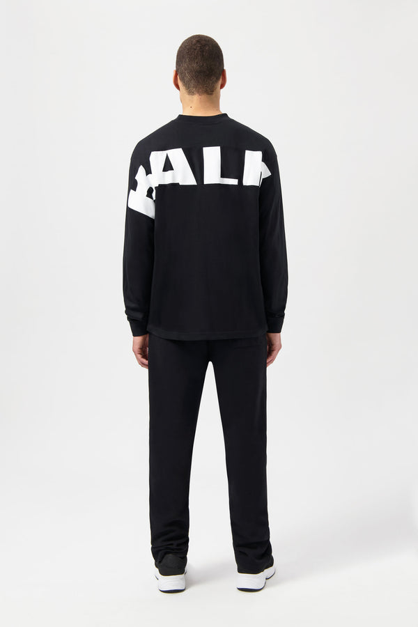 Balr. Game Day Box Fit Long Sleeve T-shirt Jet Black