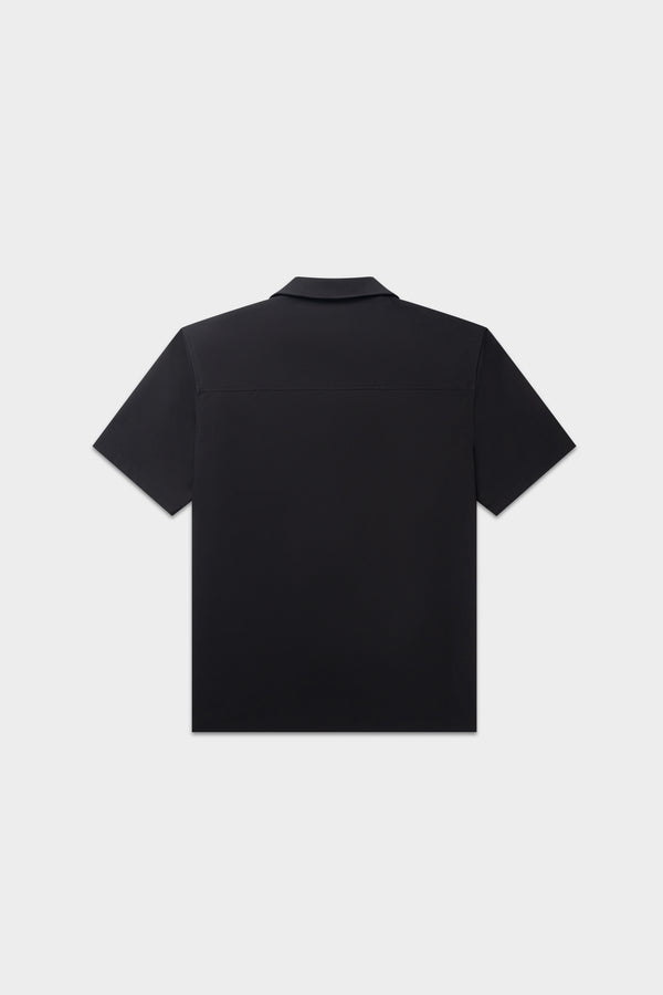 Balr. Hex-Series Relaxed Korte Mouwen Overshirt Jet Black