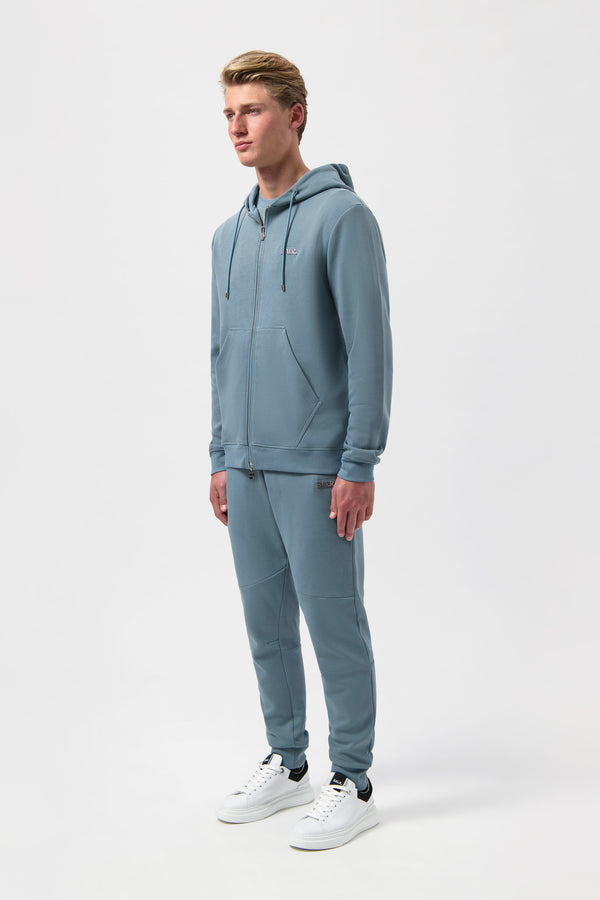 Balr. Q-Series Regular Fit Zip Through Hoodie Goblin Blue