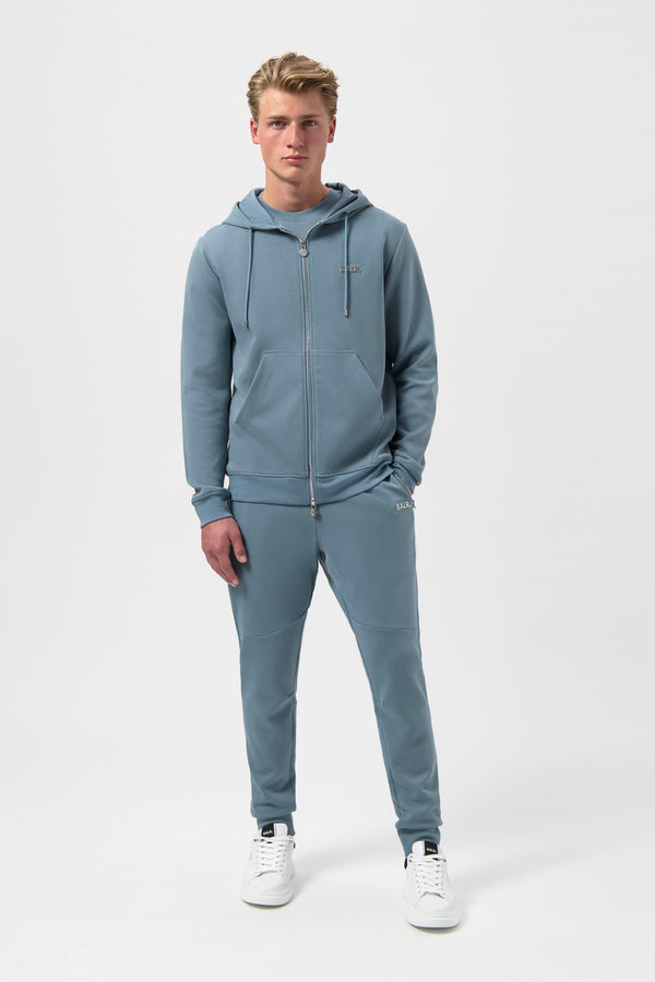 Balr. Q-Series Regular Fit Zip Through Hoodie Goblin Blue