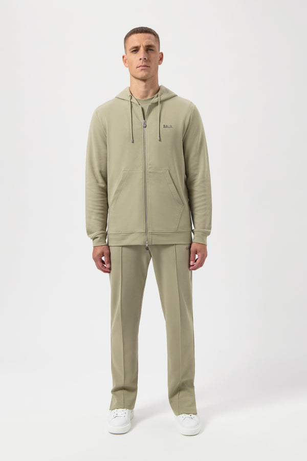 Balr. Q-Series Regular Fit Zip Through Hoodie Seneca Grey