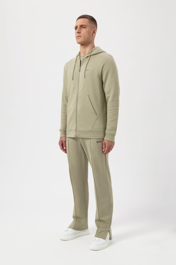 Balr. Q-Series Regular Fit Zip Through Hoodie Seneca Grey