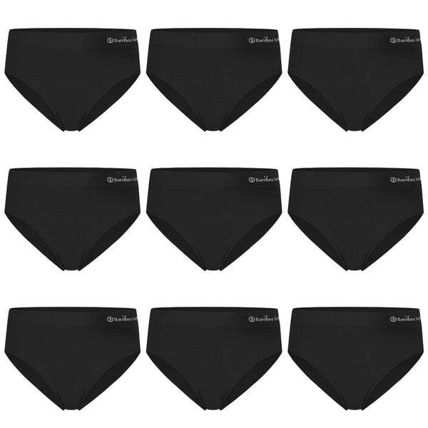 bamboo basics Full Briefs Belle (9-pack)