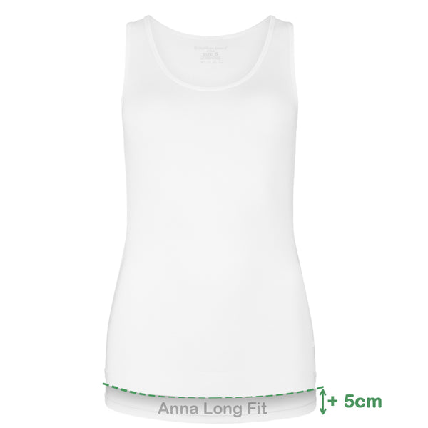 bamboo basics Long Fit Singlets Anna