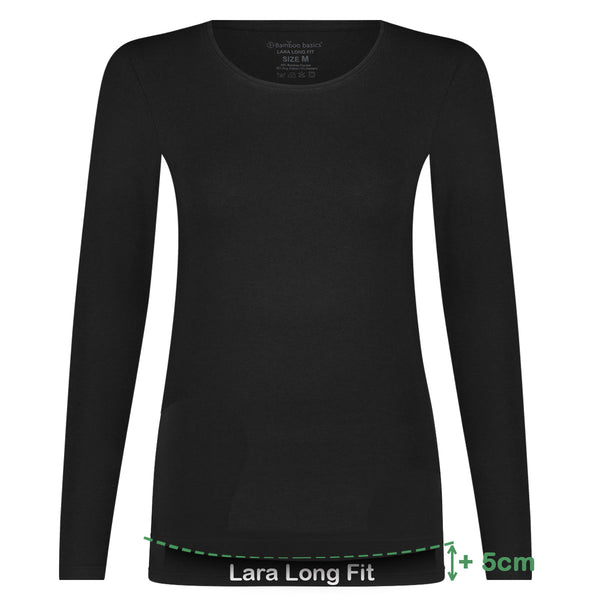 bamboo basics Long Fit T-shirts lange mouw Lara
