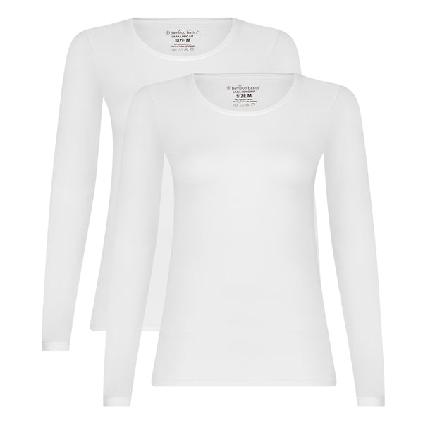 Bamboo Basics Long Fit T-shirts Lange Mouw Lara