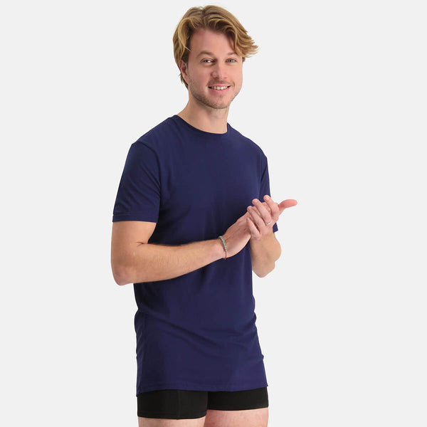Bamboo Basics Long Fit T-Shirts Ruben Ronde Hals