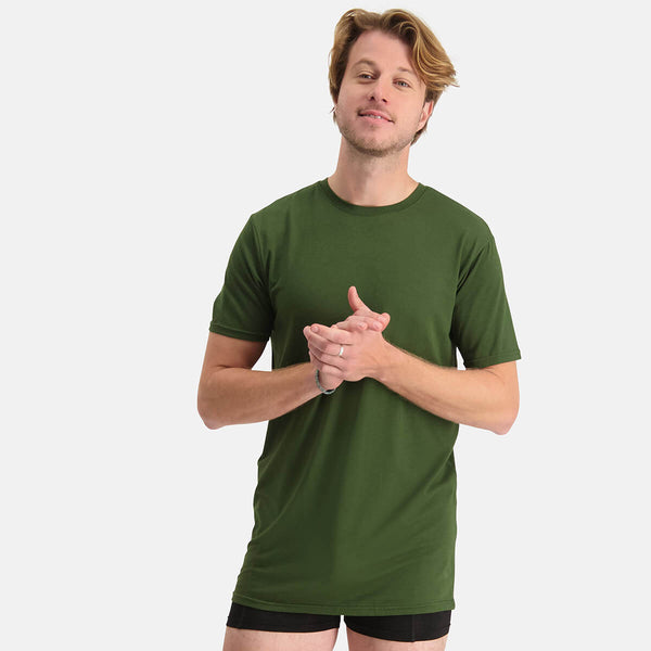 Bamboo Basics Long Fit T-Shirts Ruben Ronde Hals