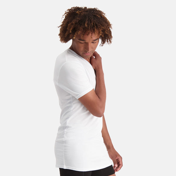 Bamboo Basics Long Fit T-Shirts Velo V-hals