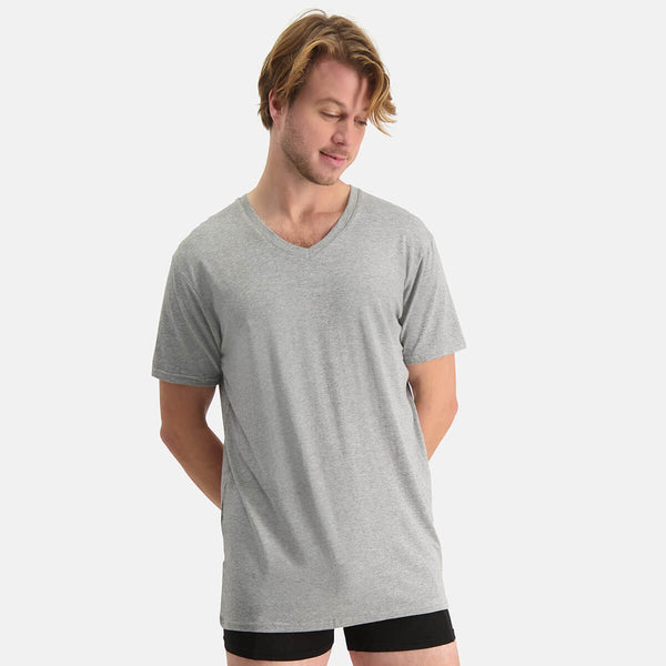 Bamboo Basics Long Fit T-Shirts Velo V-hals