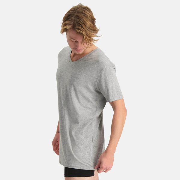 Bamboo Basics Long Fit T-Shirts Velo V-hals