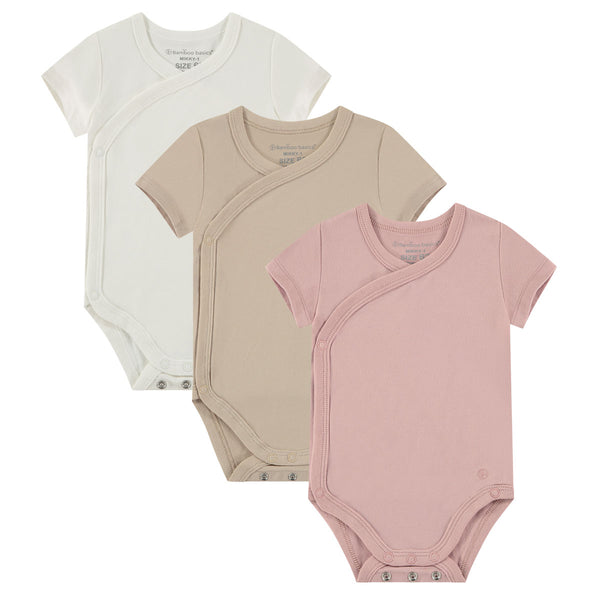 bamboo basics Overslagromper korte mouw MIKKY