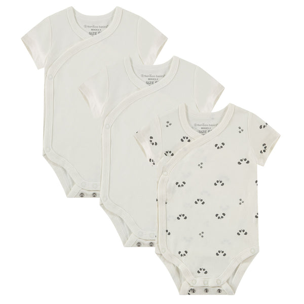 bamboo basics Overslagromper korte mouw MIKKY