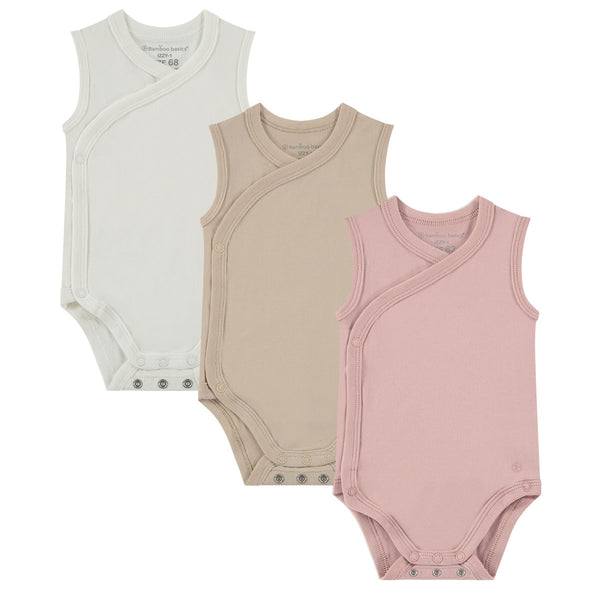 bamboo basics Overslagromper zonder mouw IZZY