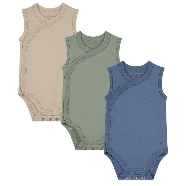 bamboo basics Overslagromper zonder mouw IZZY