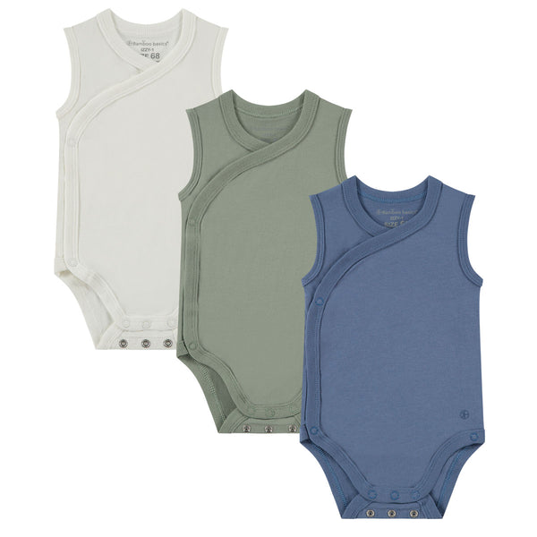 bamboo basics Overslagromper zonder mouw IZZY