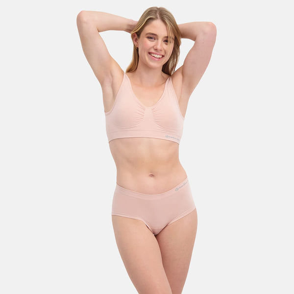 Bamboo Basics Seamless Bra (2-pack) + Hipster (2-pack)