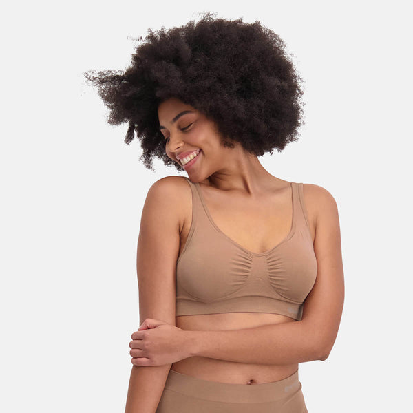 bamboo basics Seamless Padded Bra Fleur