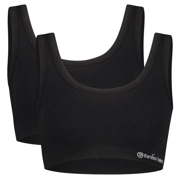 Bamboo Basics Seamless Rib Bra Ruby