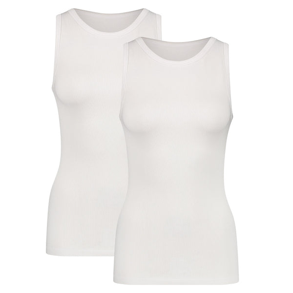 Bamboo Basics Seamless Rib Tank Tops River