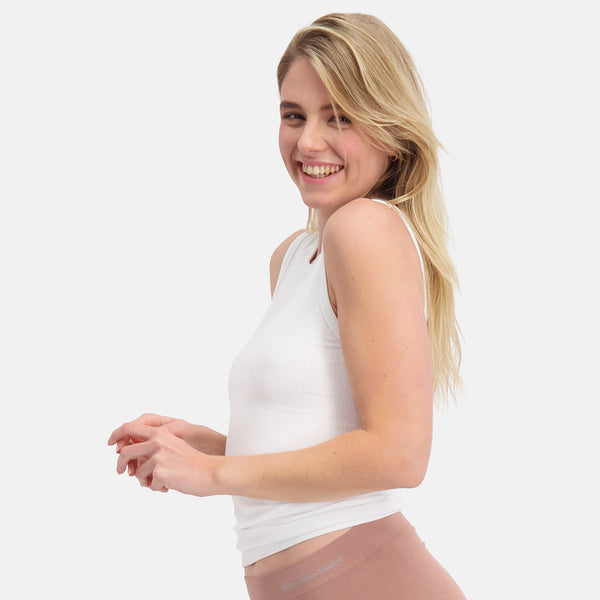 Bamboo Basics Seamless Rib Tank Tops River