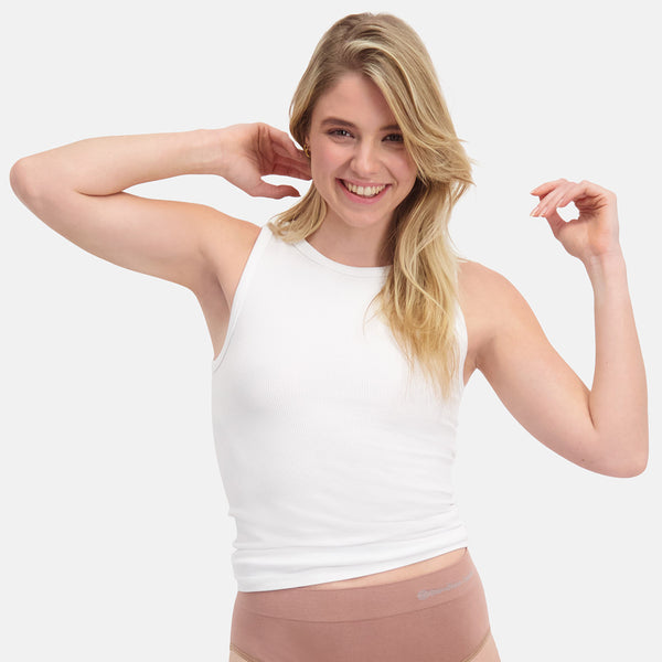 bamboo basics Seamless Rib Tank Tops River