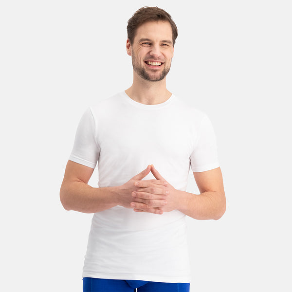 Bamboo Basics Slimfit T-Shirts Reno Ronde Hals