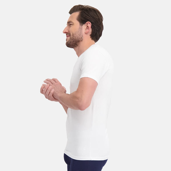 Bamboo Basics Slimfit T-Shirts Vinn V-hals