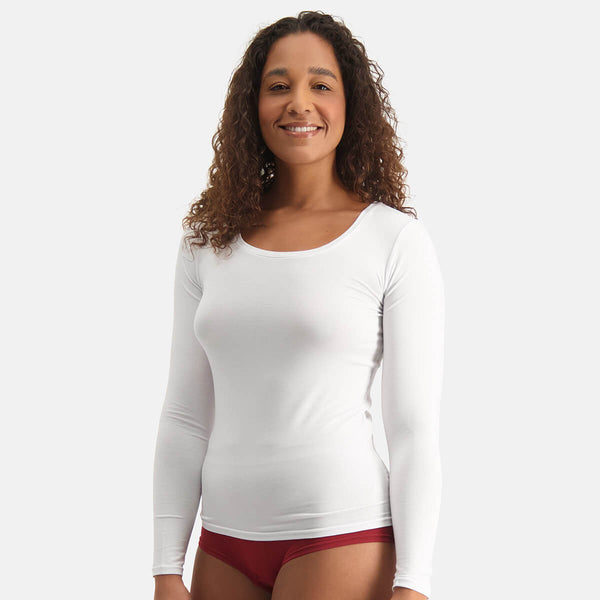 Bamboo Basics T-shirts Lange Mouw Luna