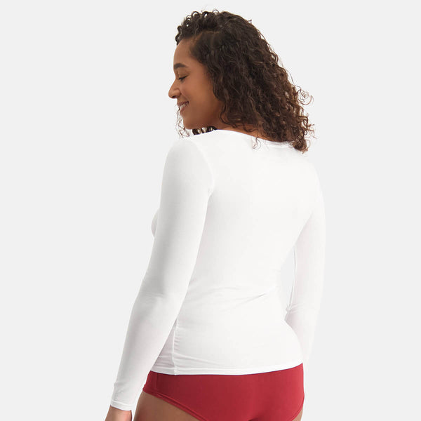 Bamboo Basics T-shirts Lange Mouw Luna