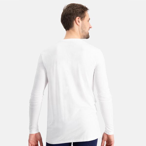 Bamboo Basics T-shirts Lange Mouw Ralph Ronde Hals