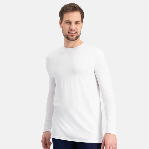 bamboo basics T-shirts lange mouw Ralph ronde hals