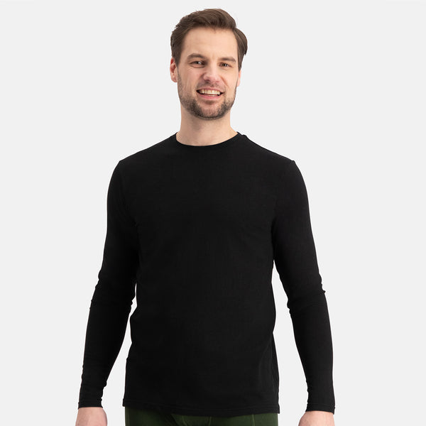 Bamboo Basics T-Shirts Lange Mouw Rolf Ronde Hals