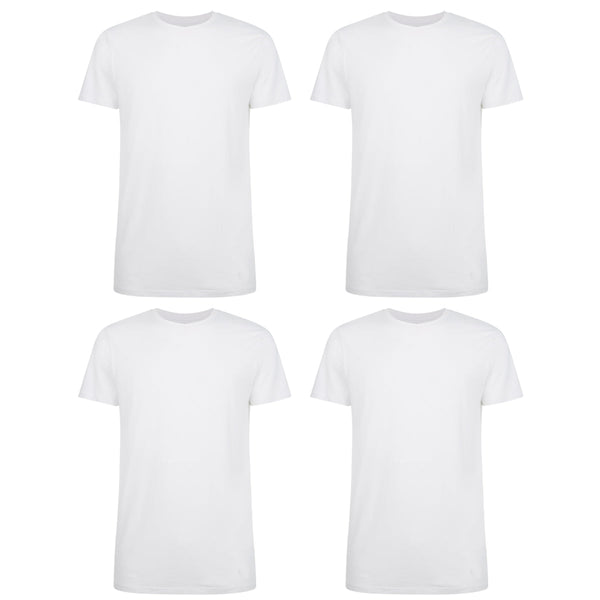 bamboo basics T-Shirts Ruben ronde hals (4-pack)