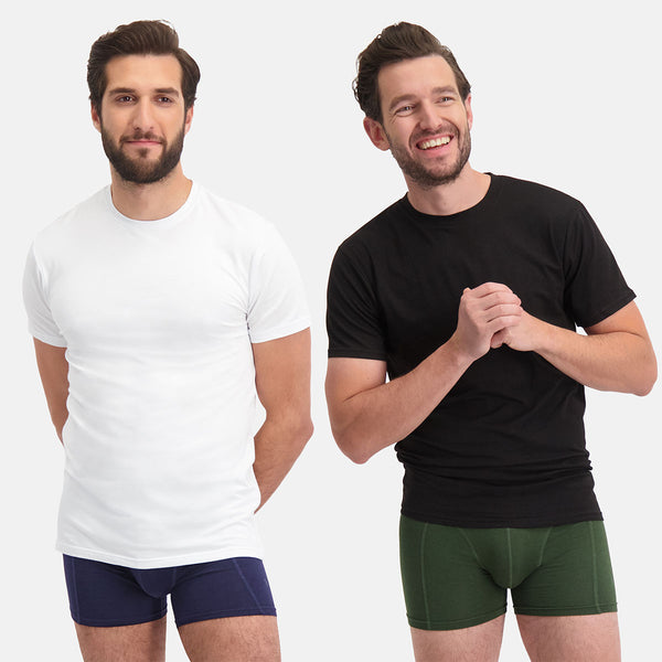 Bamboo Basics T-Shirts Ruben Ronde Hals (4-pack)