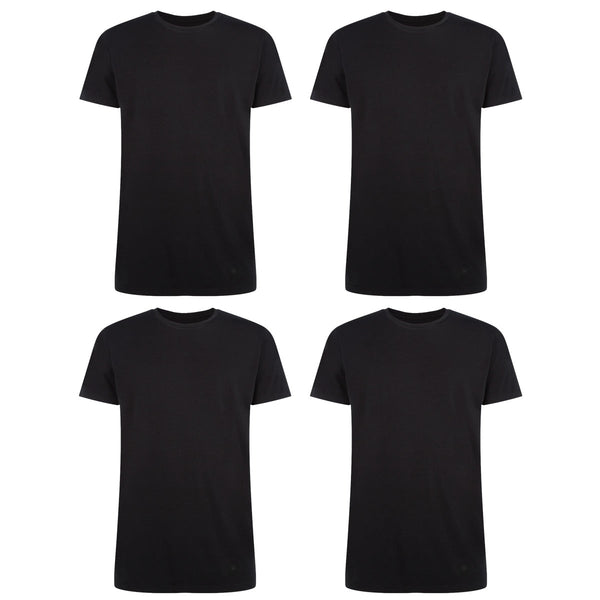 bamboo basics T-Shirts Ruben ronde hals (4-pack)