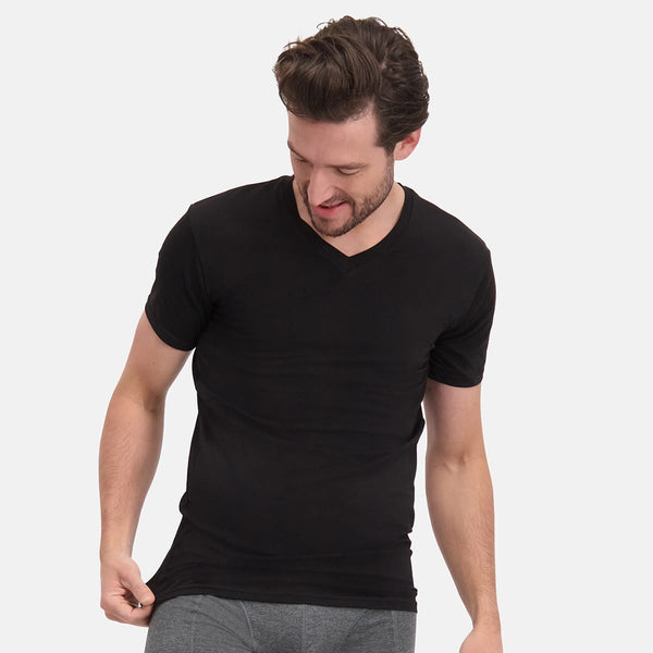 Bamboo Basics T-Shirts Velo V-hals (4-pack)