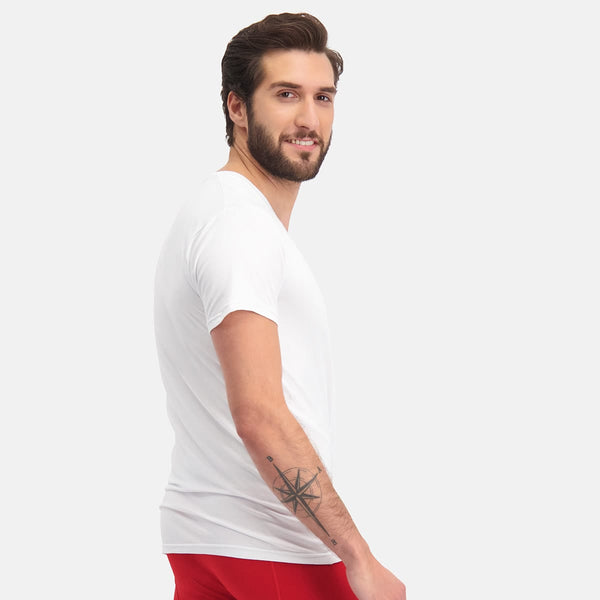 Bamboo Basics T-Shirts Velo V-hals (4-pack)