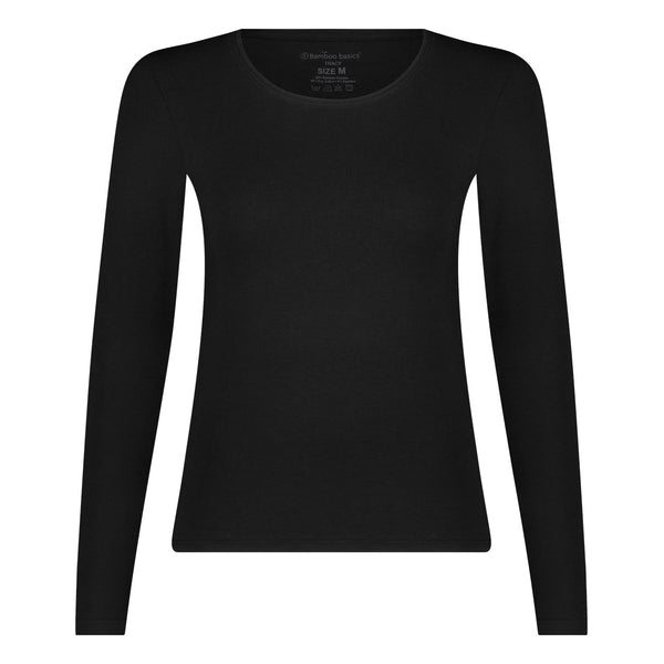 bamboo basics Merino/Bamboe T-shirt lange mouw Tracy