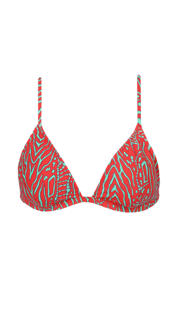 barts Anangu Fixed Triangle Triangel bikinitop met print