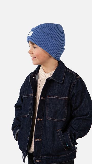 Barts Basalth Beanie Muts Met Omslag Voor Jongens