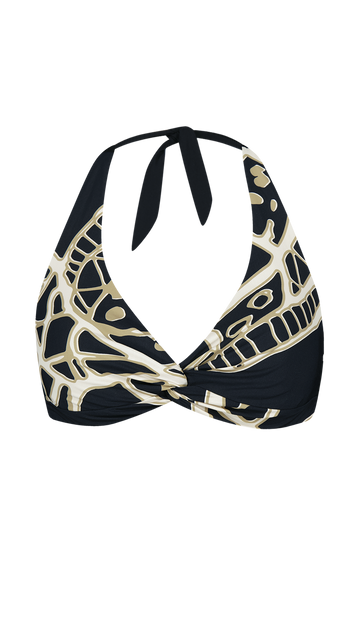 barts Buhrn Cross Halter Halter bikinitop