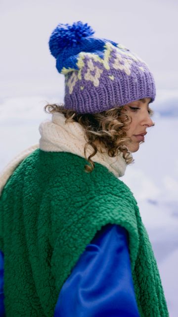 Barts Curley Beanie Wollen Retro Beanie Met Pom