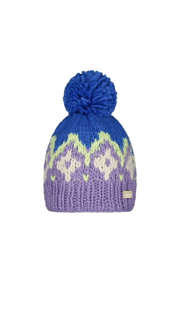 barts Curley Beanie Wollen retro beanie met pom
