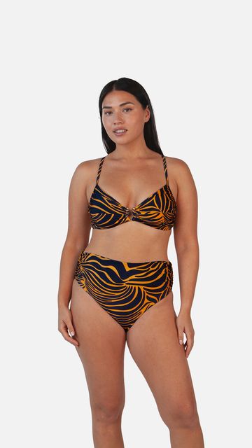 Barts Indul Cross Back Bikinitop Met Gekruiste Rug